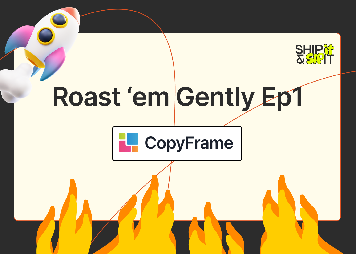 CopyFrame — the writing platform every copywriter dreams about? Roast 'em Gently Ep1