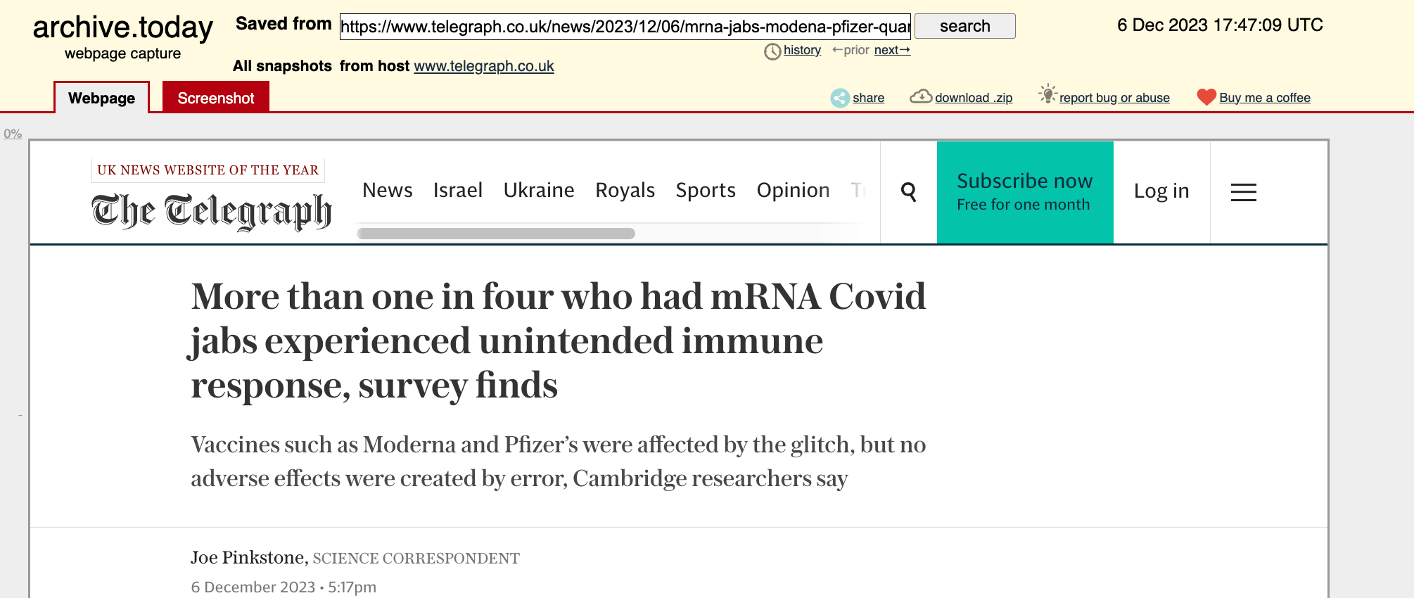 25% Of People Who Received Covid Shot Had Negative Immune Responses