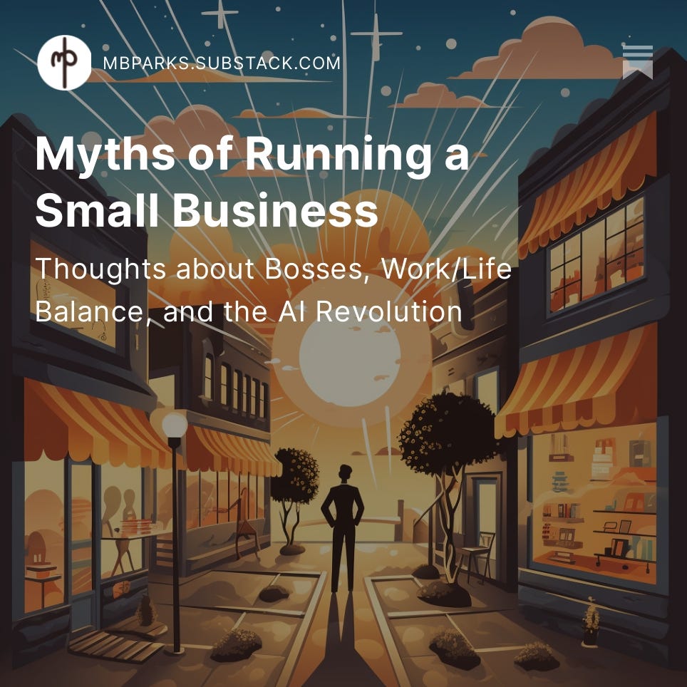 Myths of Running a Small Creative Business