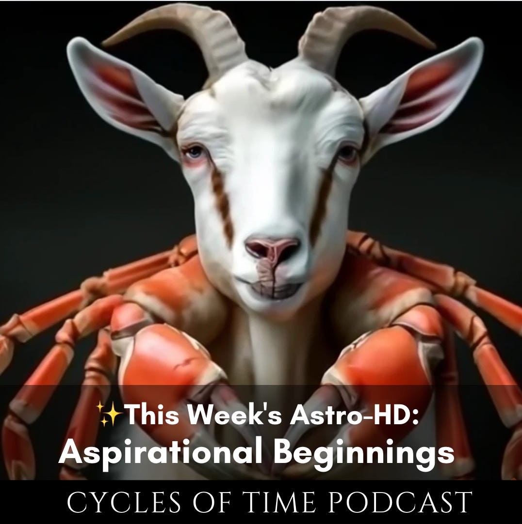 ✨This Week's Astro-HD: Aspirational Beginnings