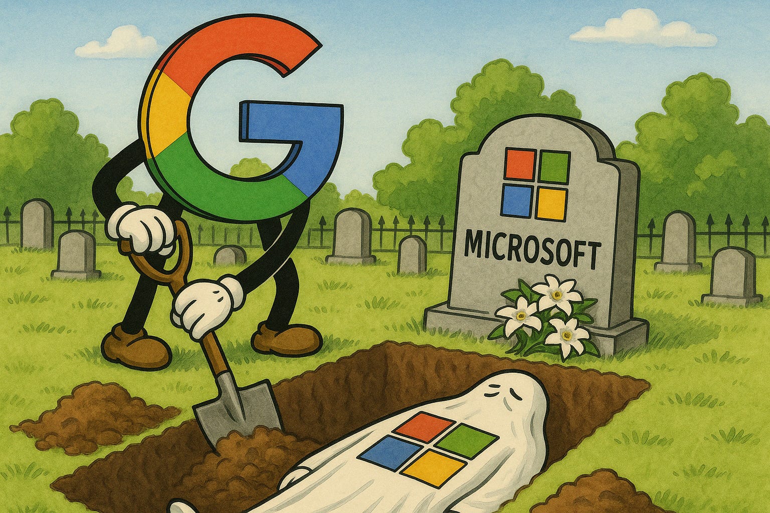 Microsoft È Morta // Microsoft is Dead