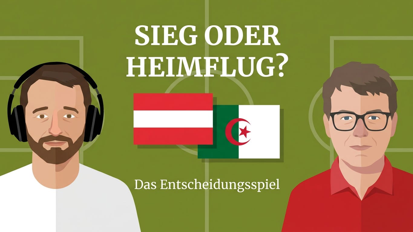 Algerien wartet auf Österreich: Volle Konzentration auf die letzte Runde episode artwork