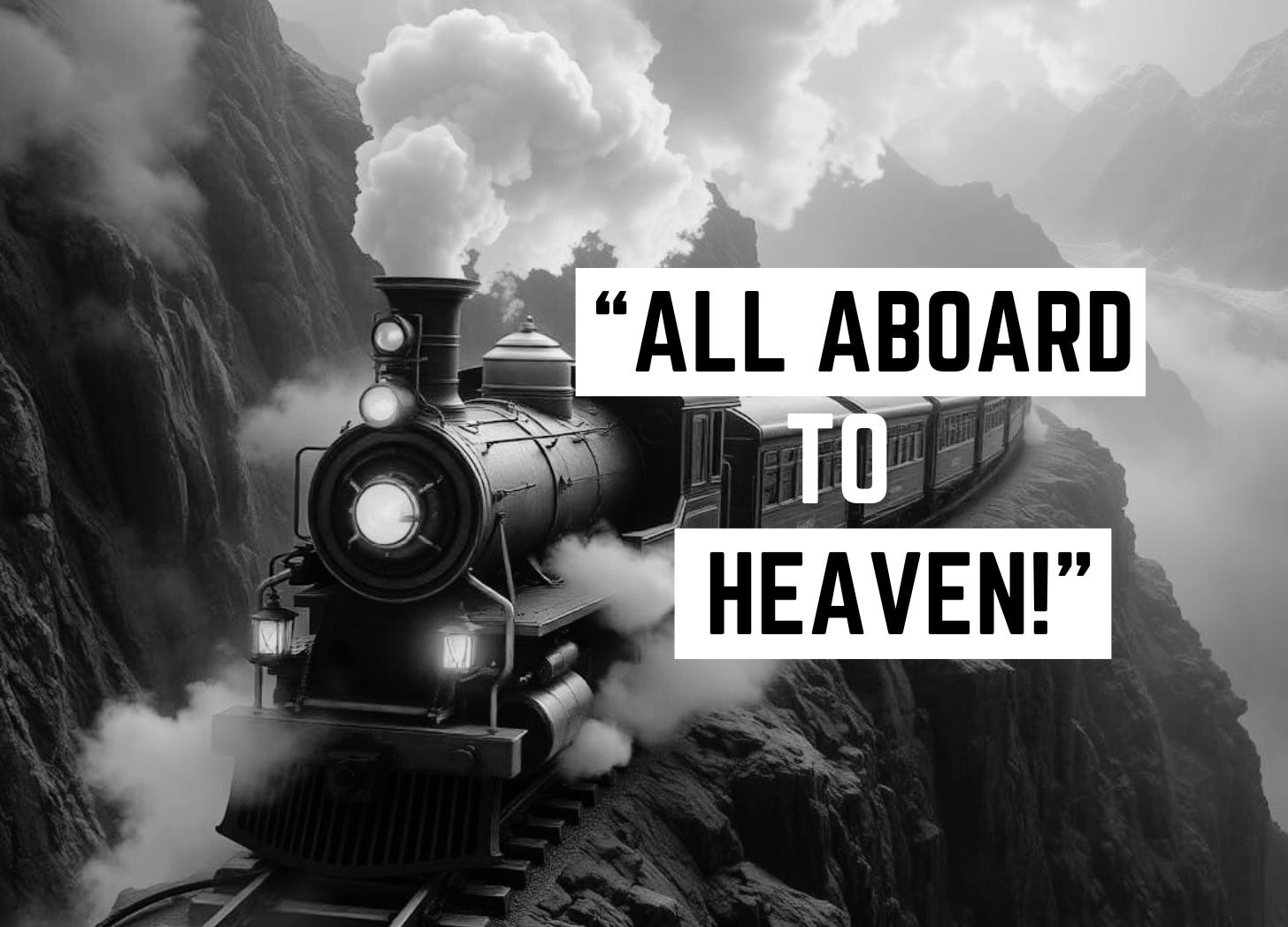 "All aboard to heaven!" episode artwork