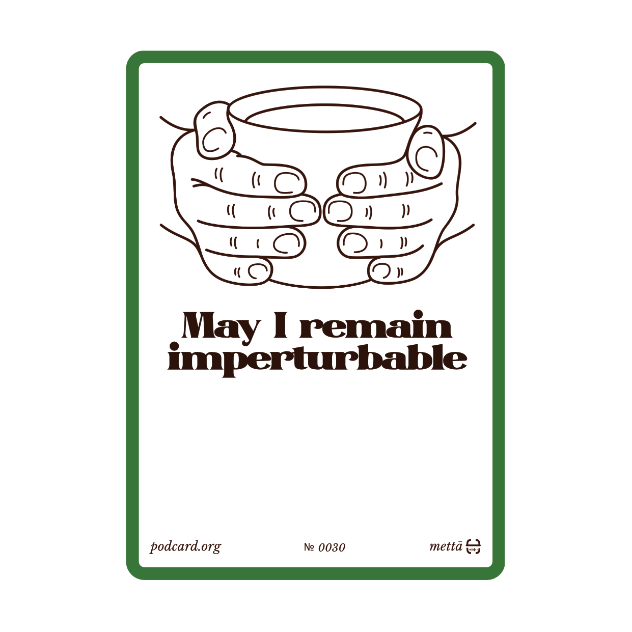 [0030]Living with equanimity