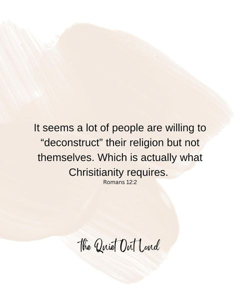 Deconstructing Your Religion