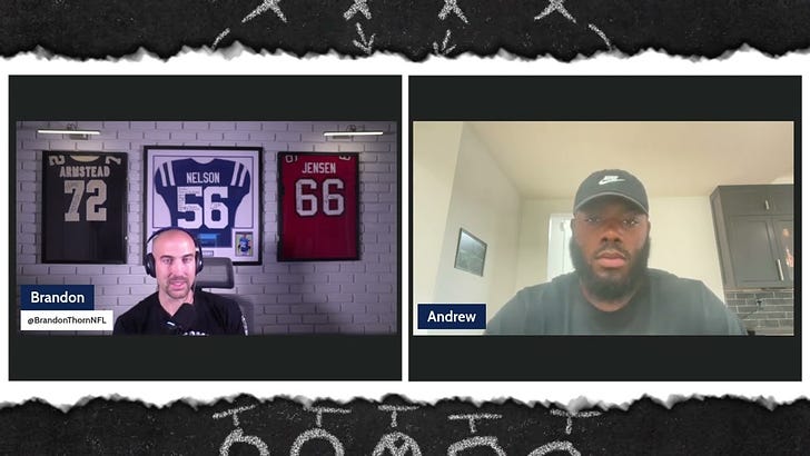 Trench Warfare Podcast with special guest Giants LT Andrew Thomas