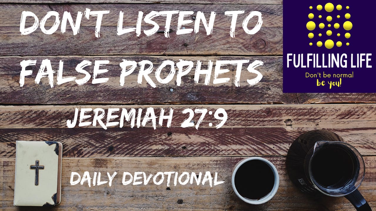 Don't Listen! - Jeremiah 27:9 episode artwork