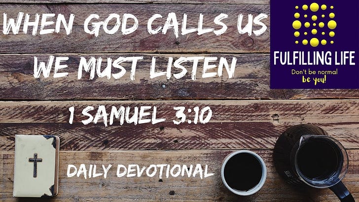 Listen To God's Call - 1 Samuel 3:10 episode artwork