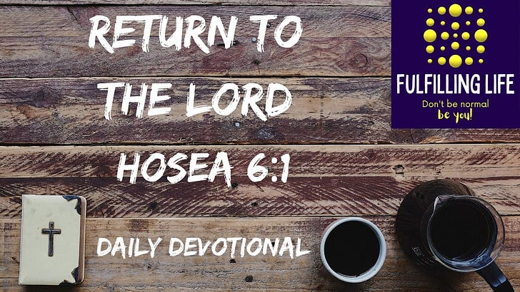 Return to the Lord – Hosea 6:1 episode artwork
