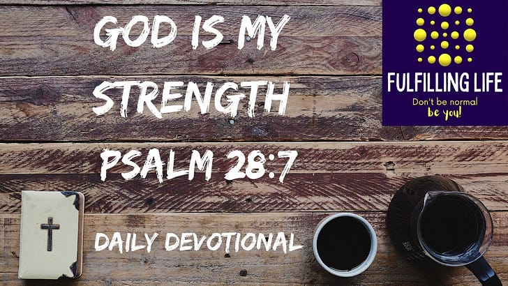 Strength for Today - Psalm 28:7 episode artwork