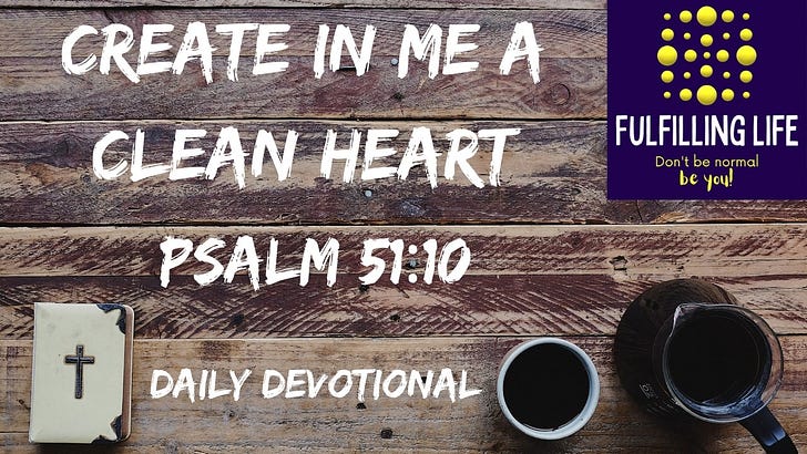 A Clean Heart - Psalm 51:10 episode artwork