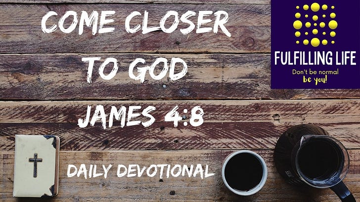 Draw Near to God - James 4:8 episode artwork