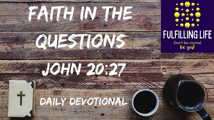 When Doubt Feels Stronger Than Faith - John 20:27 episode artwork