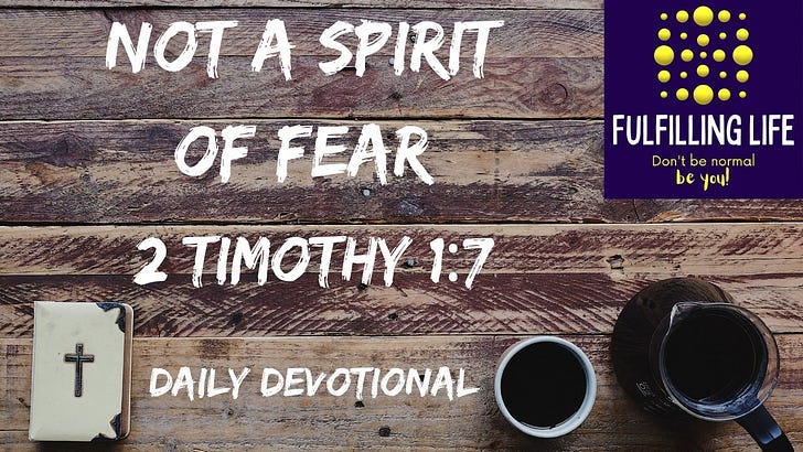 When Fear Keeps Getting in the Way - 2 Timothy 1:7 episode artwork