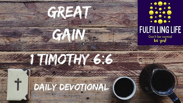 When You Can't Seem to Find Contentment - 1 Timothy 6:6 episode artwork