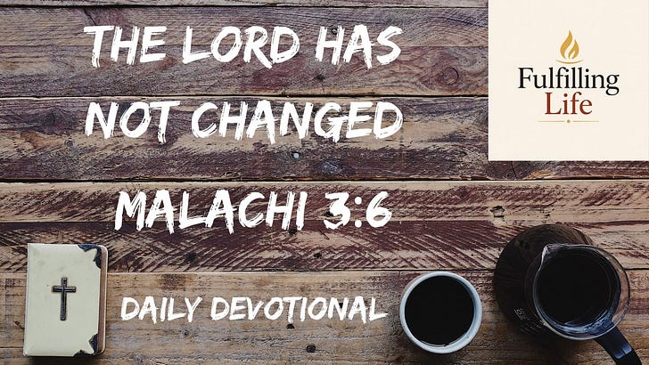 When Your Own Inconsistency Makes You Doubt Your Standing - Malachi 3:6 episode artwork