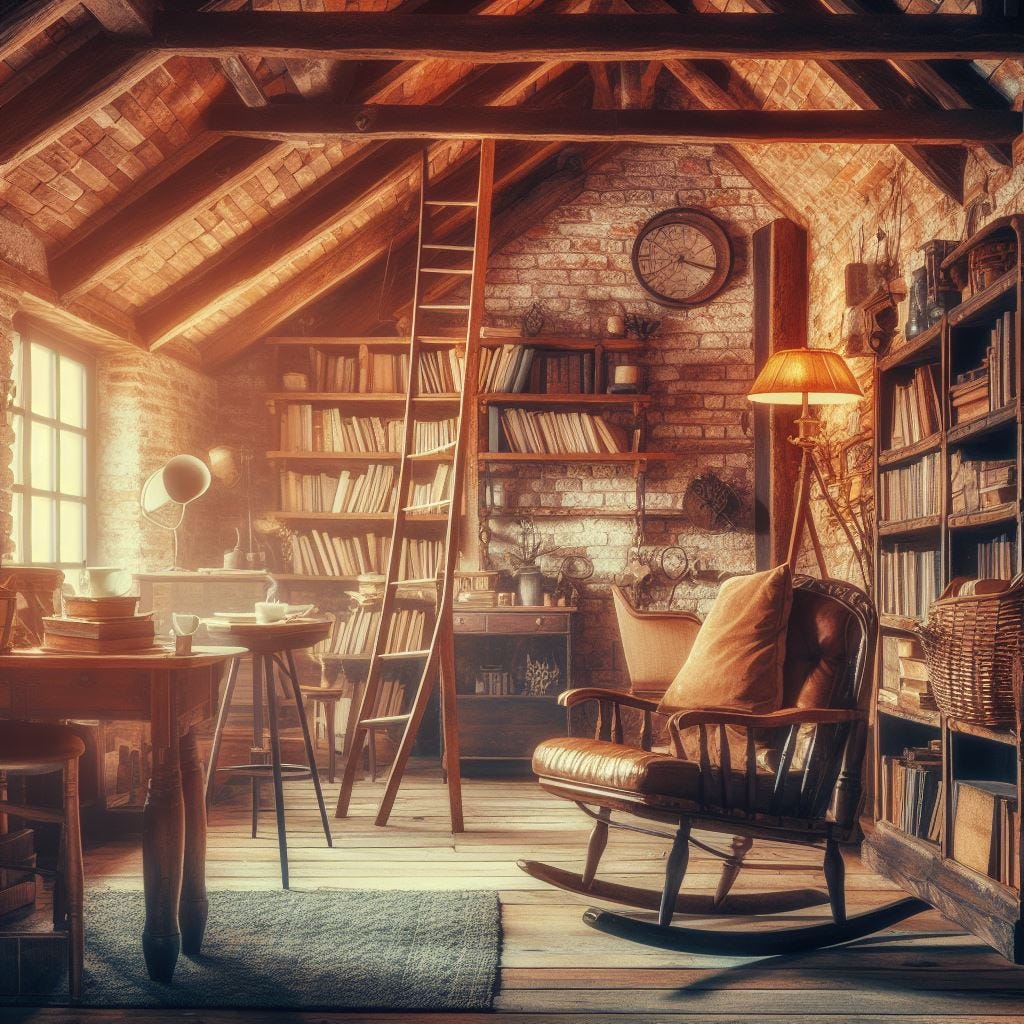 8 Hour Attic Rain Ambience for a Peaceful Night's Sleep