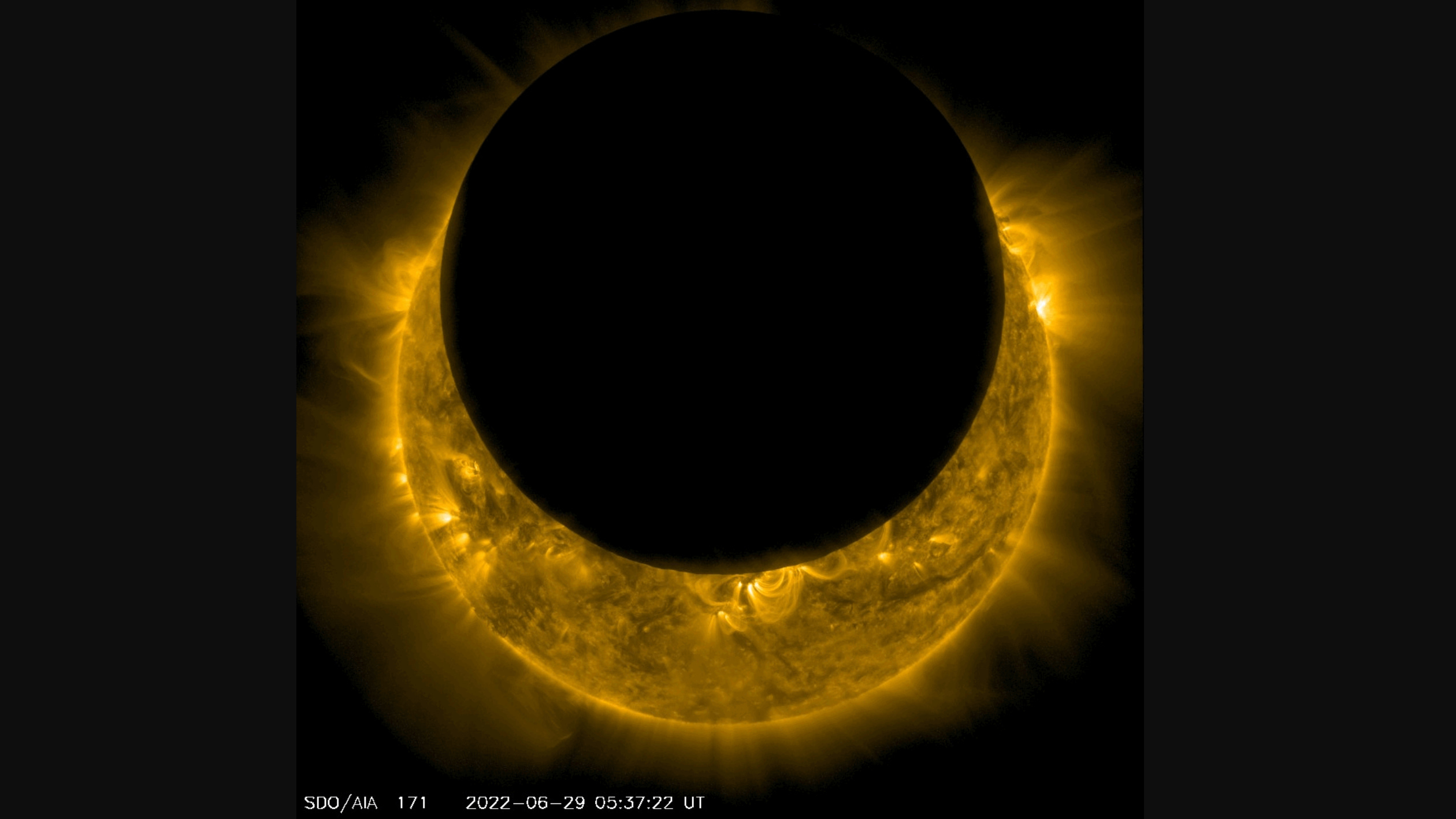 Solar Eclipse Seen from Space! The Cosmic Companion 2 July 2022