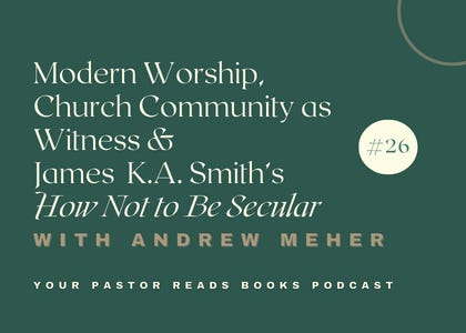 Your Pastor Reads Books Podcast