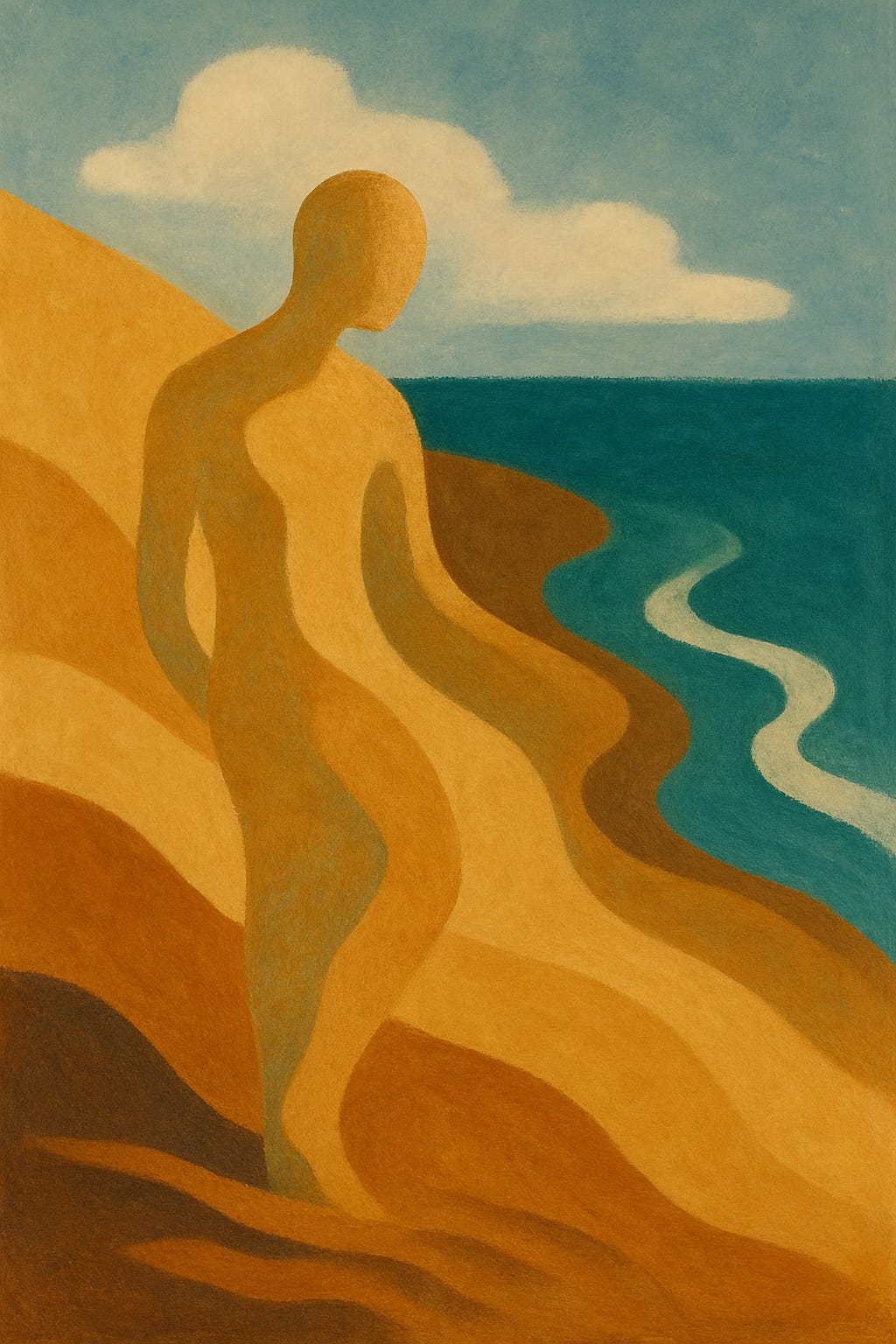 Figure in Sand