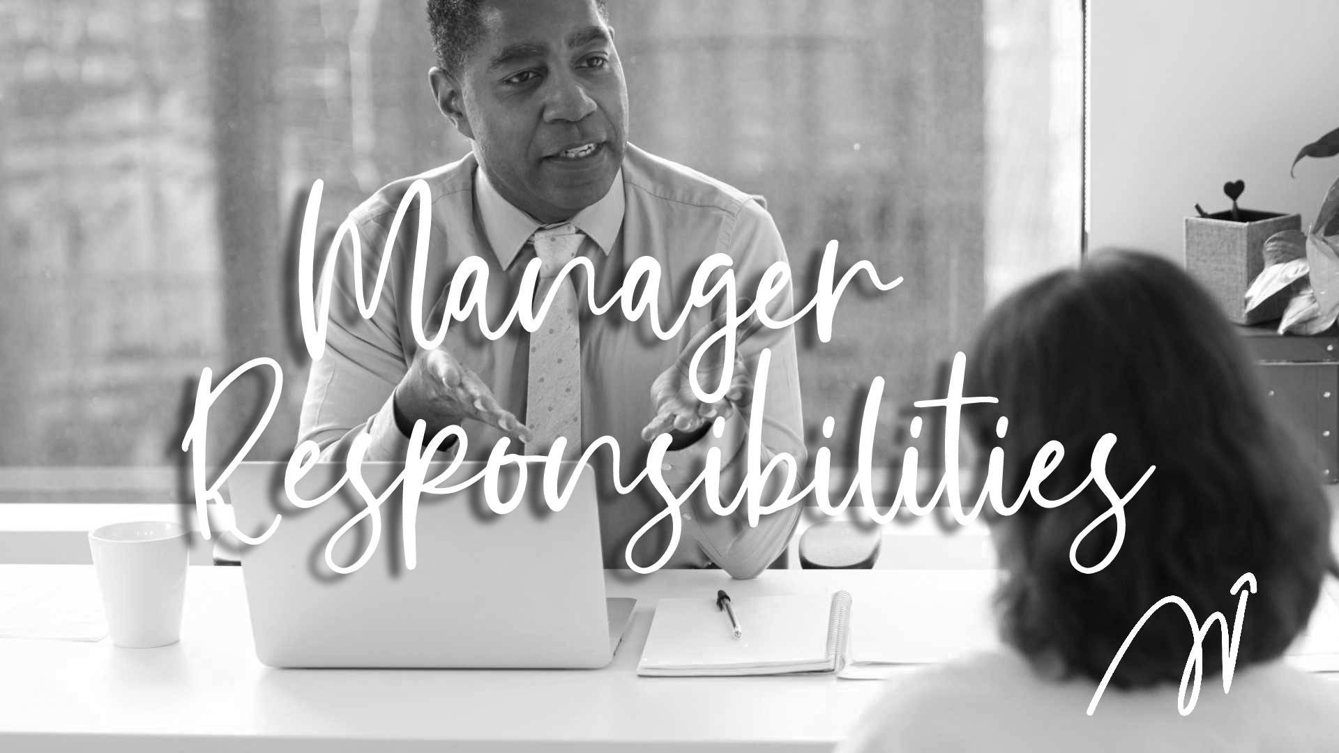 What are the basic operations of a Manager?