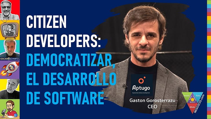 🎙️ Citizen Developers: Democratizar, el desarrollo de software 🚀 Gastón Gorosterrazu (Aptugo) 💪 episode artwork