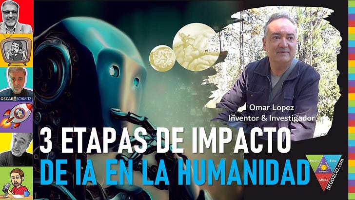 🎙️ 3 etapas de impacto de la IA en la humanidad 🚀 Omar Lopez, Inventor & Investigador 💪 episode artwork
