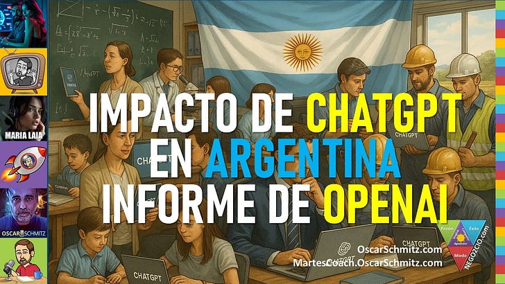 🎧 Impacto de ChatGPT en Argentina (Informe Oficial de OpenAI)