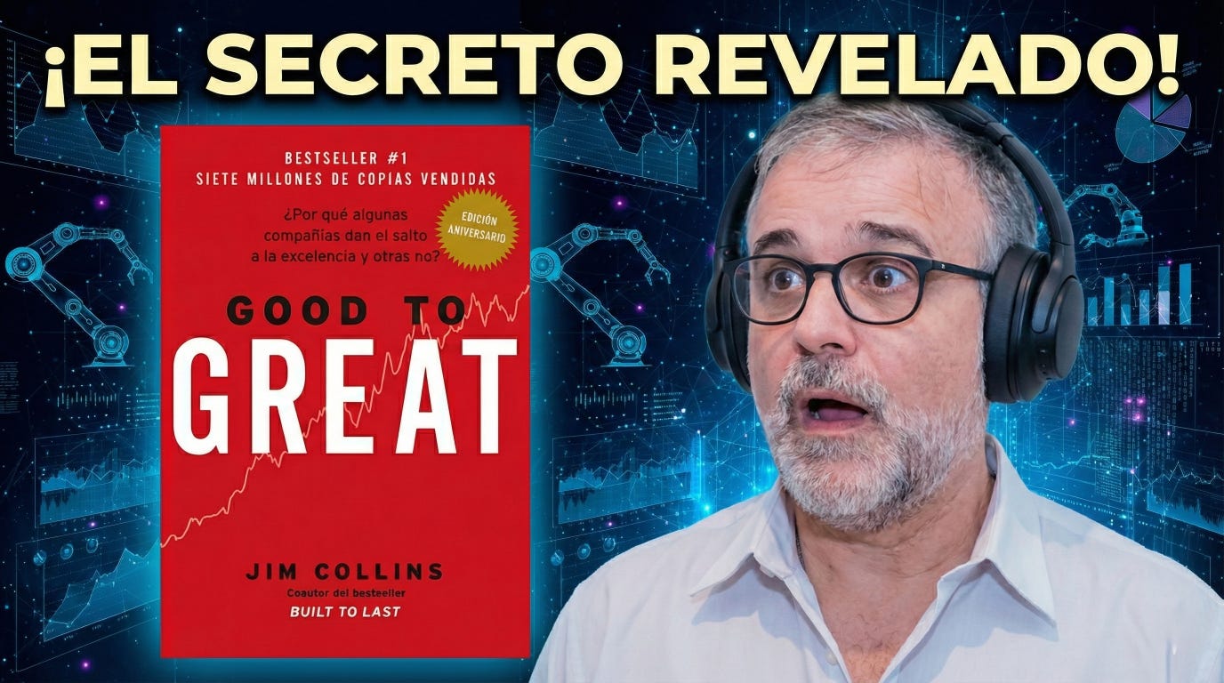 🎧 Good to Great: Primero quién, luego qué y después girar el volante de la inercia