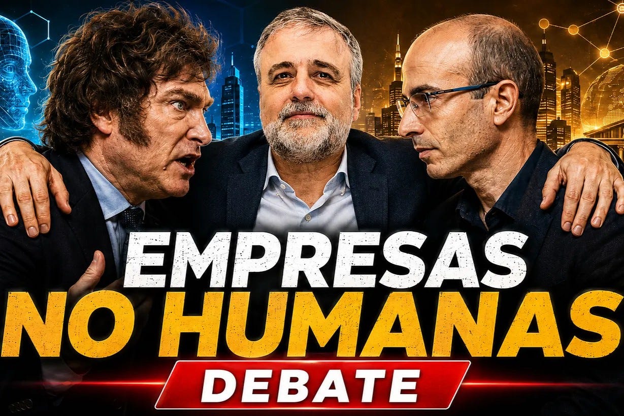 🎧 Empresas no humanas (Milei vs Harari) episode artwork