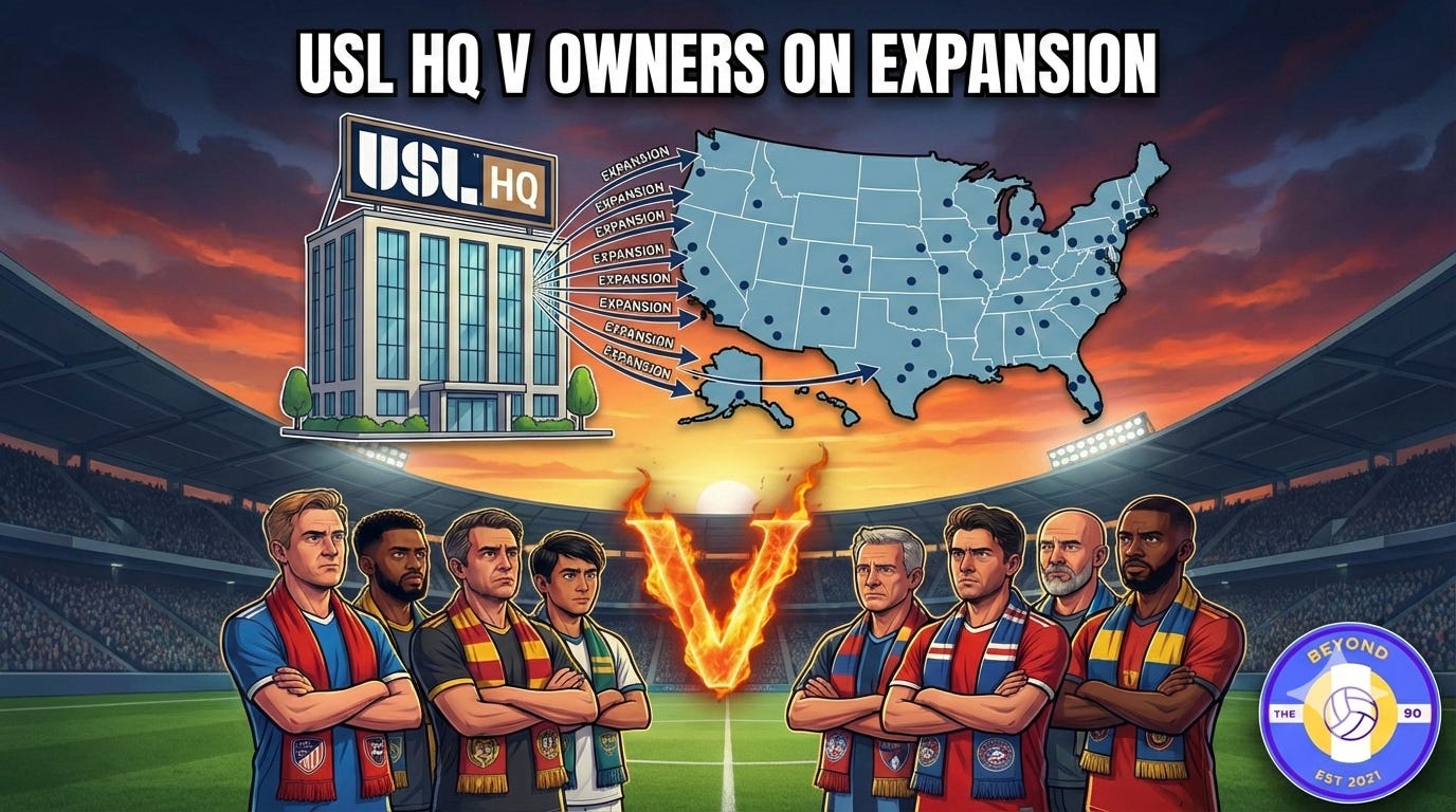 USL expansion : HQ v club owners and how PRO/REL could solve it  episode artwork