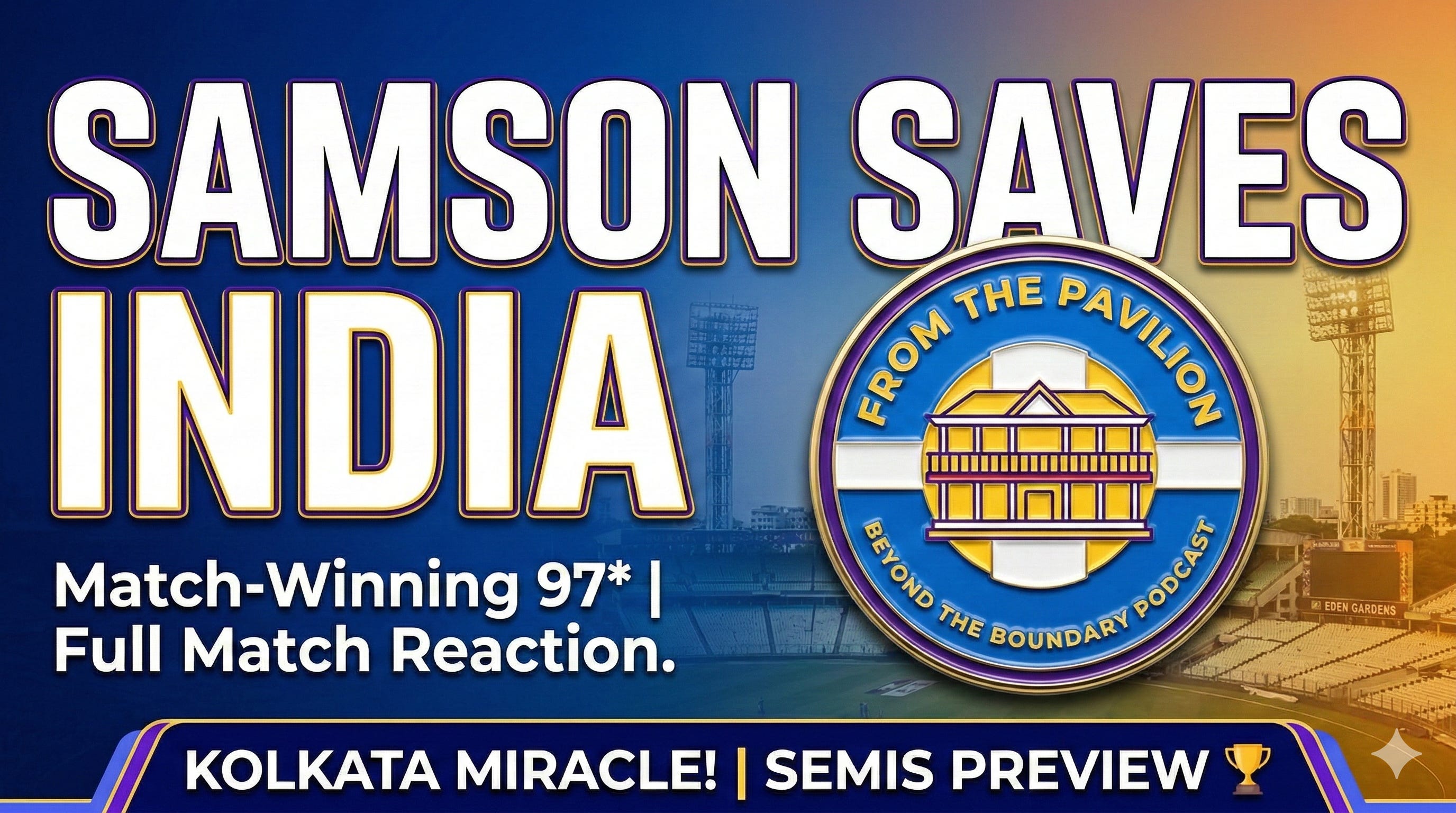 India survive a valiant West Indies effort to advance to the Semifinals episode artwork