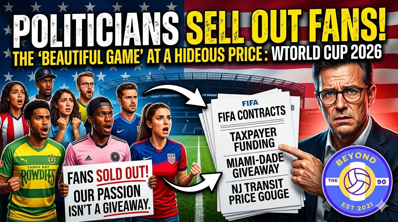 The "Beautiful Game" at a Hideous Price: How the Political Class Sold Out Soccer Fans episode artwork