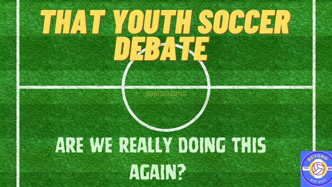 THAT youth soccer debate is back in wake of USMNT loss episode artwork