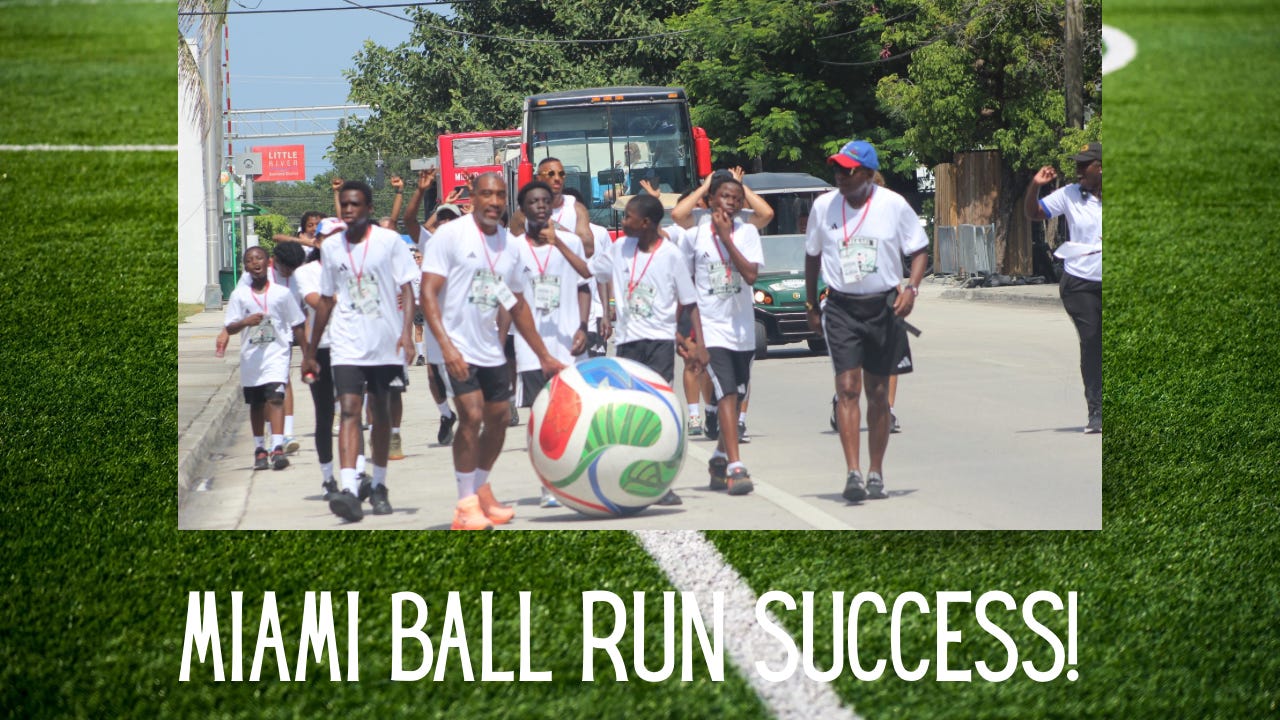 A thank you to Miami FC and everyone involved in the Miami Ball Run  episode artwork