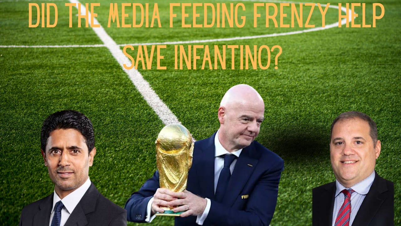Infantino survives (for now): Did the media hysteria actually help him?  episode artwork