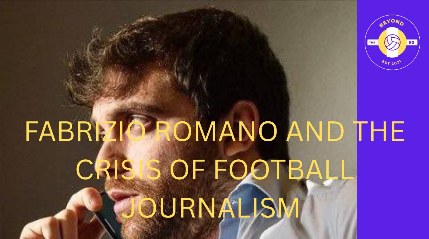 On Fabrizio Romano and the ethics of football journalism  episode artwork