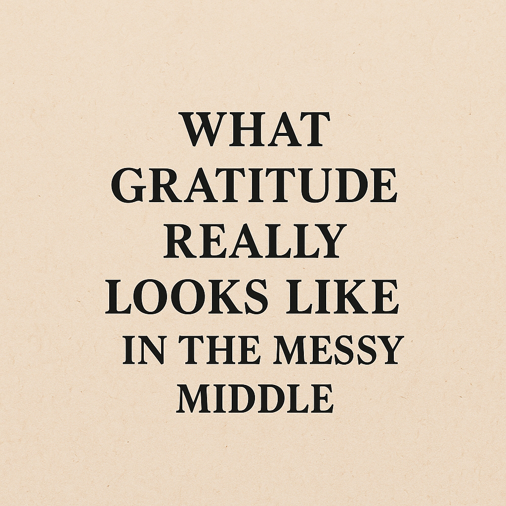 Episode 33: What Gratitude Really Looks Like in the Messy Middle episode artwork