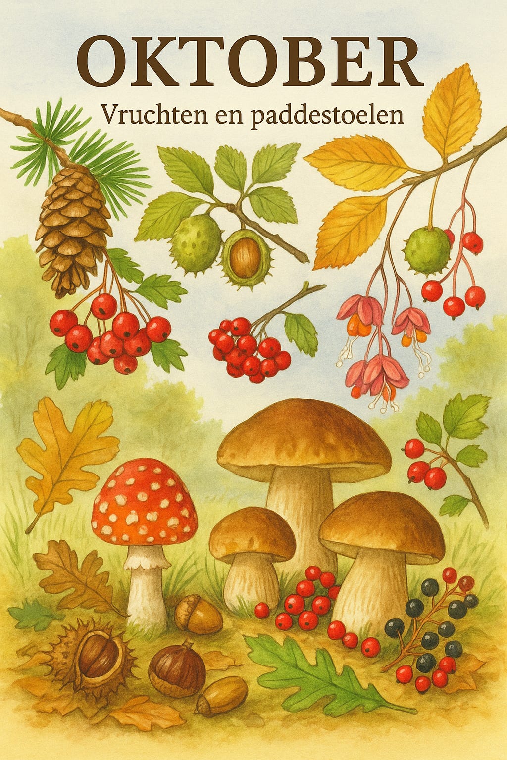 🎧 # 189 Oktober, vruchten en paddestoelen