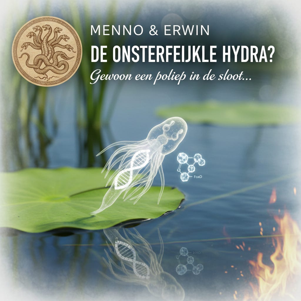 🎧 # 209 De onsterfelijke Hydra? Gewoon een poliep in de sloot..
