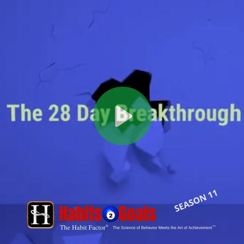 The 28-Day Breakthrough!