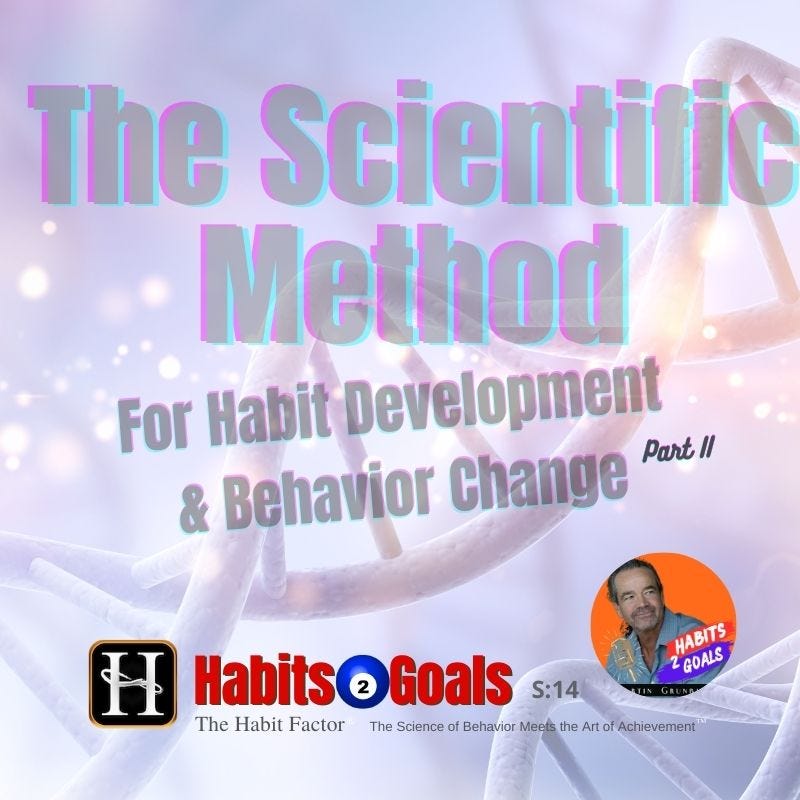 Part II: P.A.R.R.—The Scientific Method for Habit Development and Behavior Change