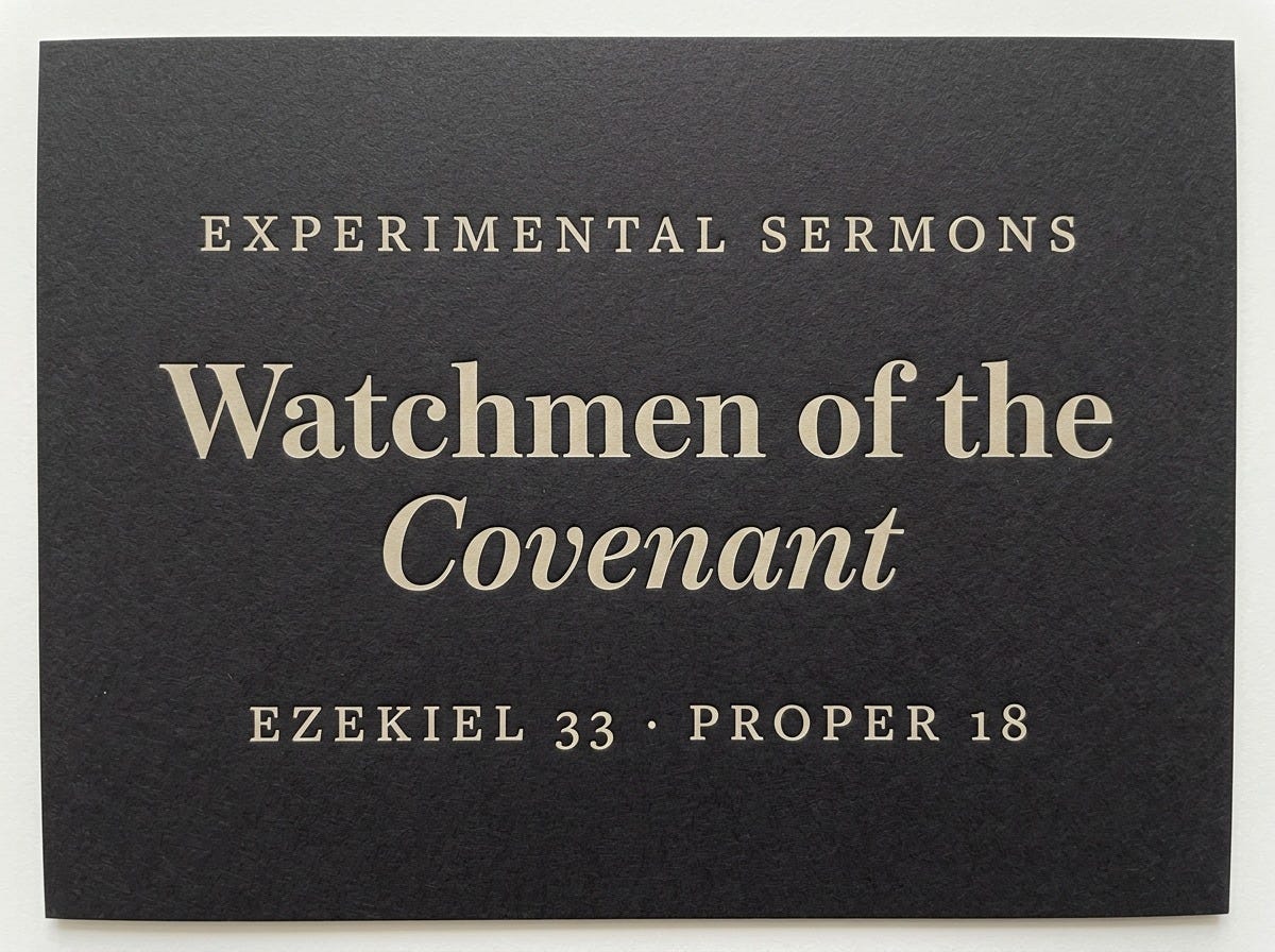 Watchmen of the Covenant episode artwork