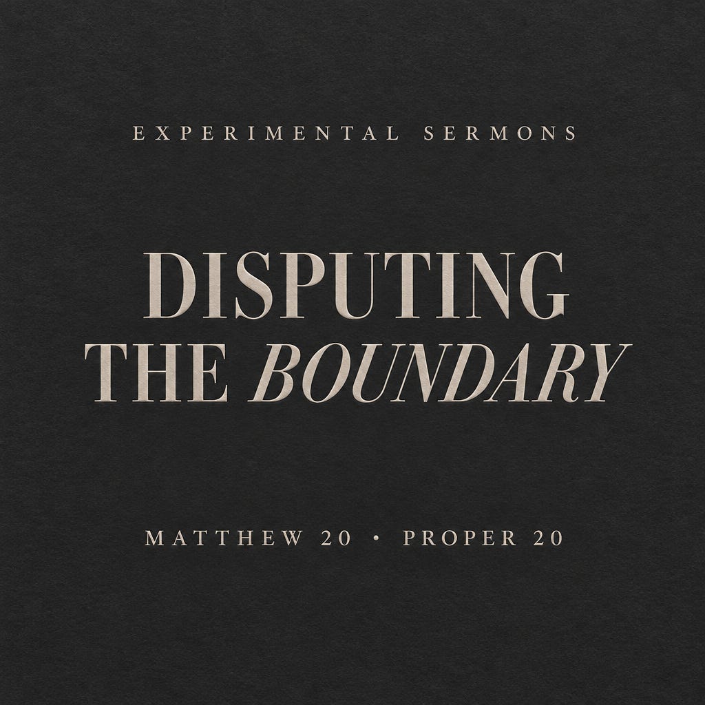 Disputing the Boundary