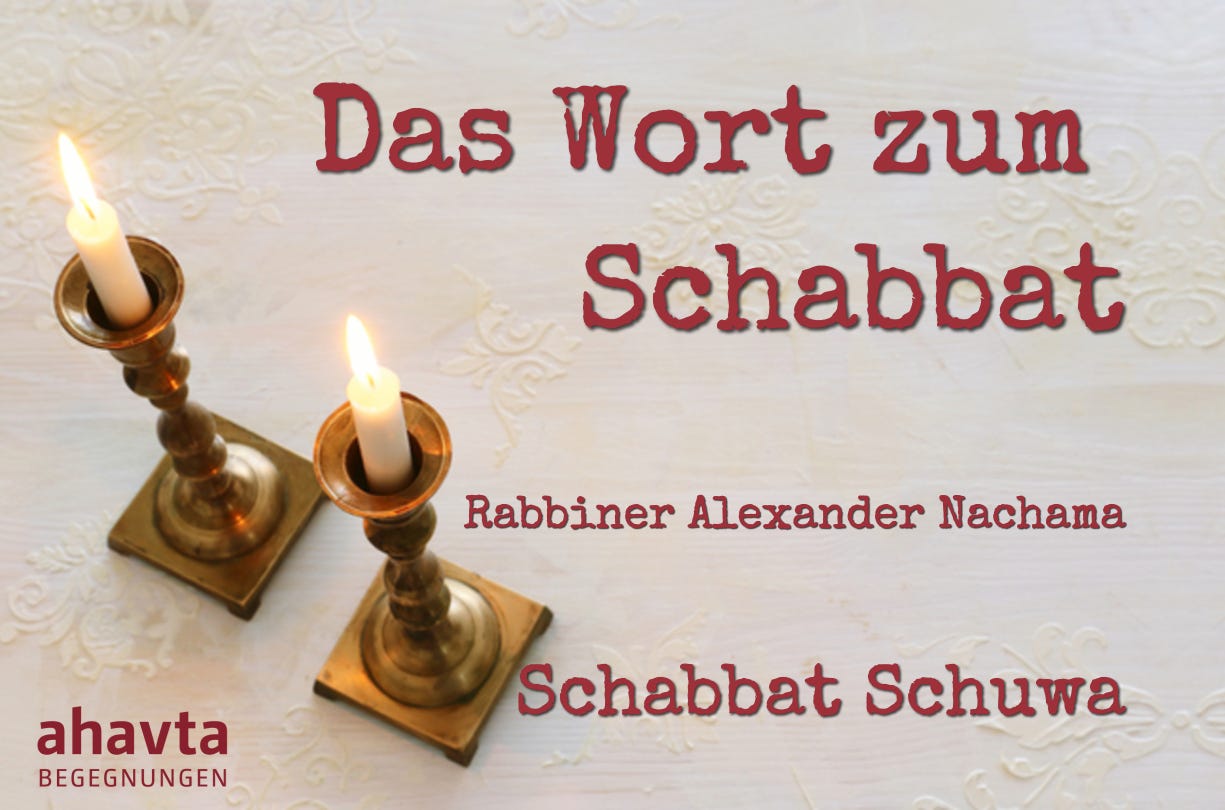 Das Wort zum Schabbat