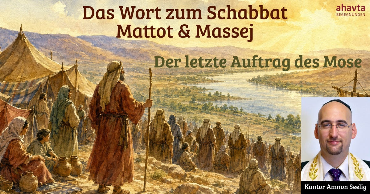 Schabbat Mattot & Massej || Der letzte Auftrag des Mose episode artwork