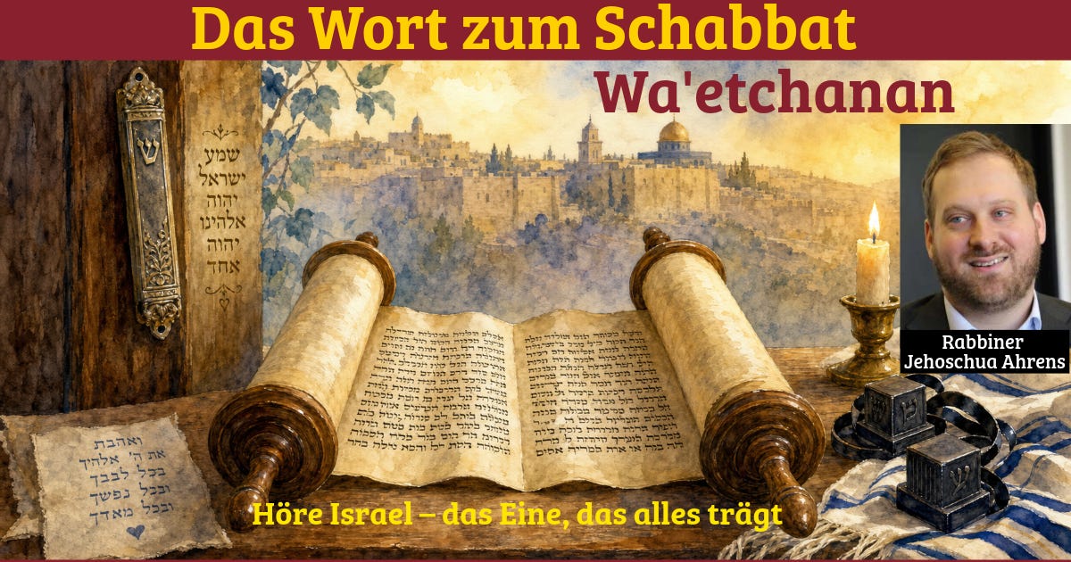 Schabbat Wa'etchanan || Höre Israel – das Eine, das alles trägt episode artwork