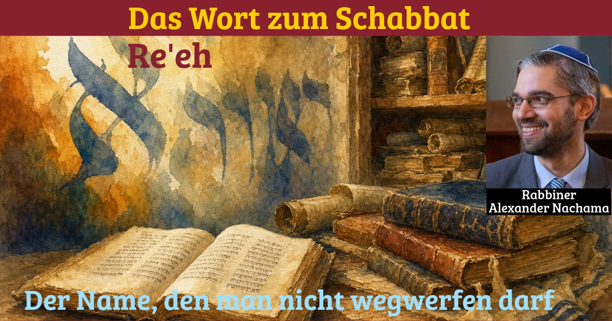 Schabbat Re'eh || Der Name, den man nicht wegwerfen darf episode artwork