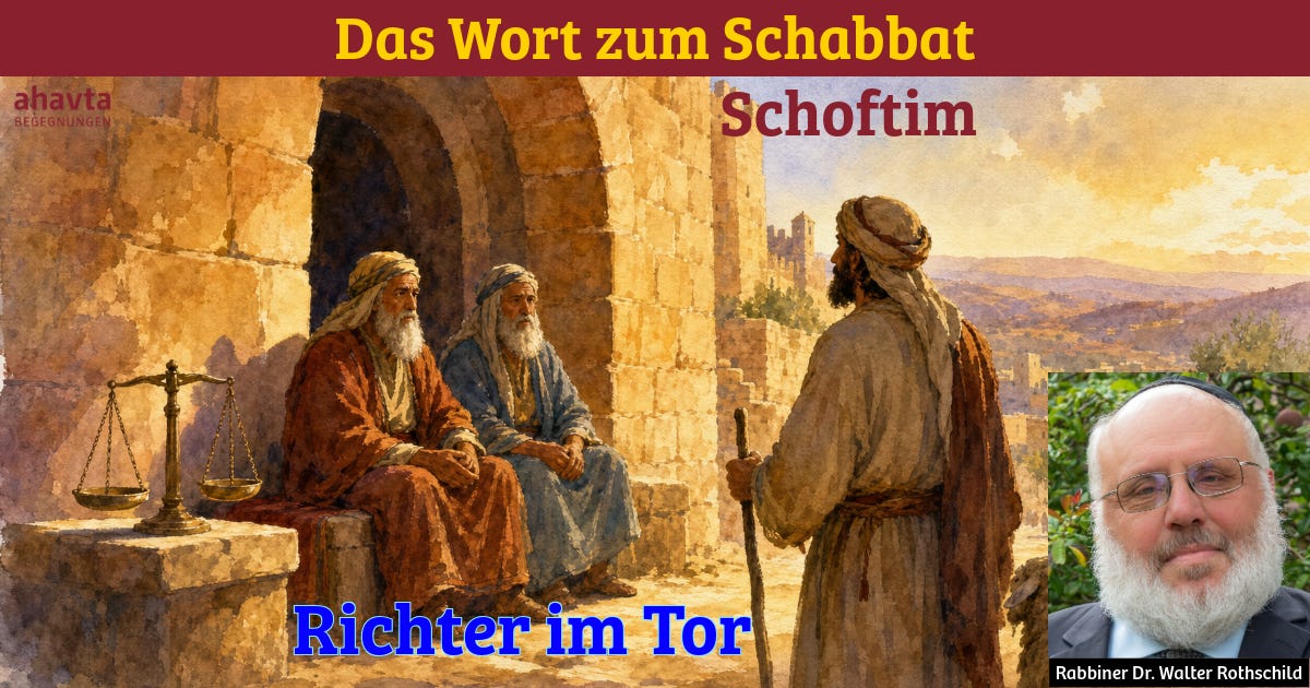Schabbat Schoftim || Richter im Tor episode artwork