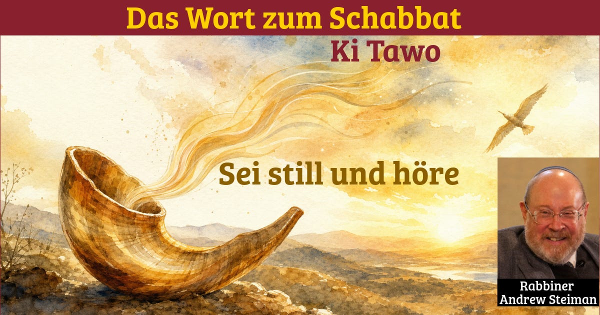 Schabbat Ki Tawo || Sei still und höre episode artwork